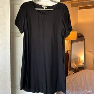 Black shift dress